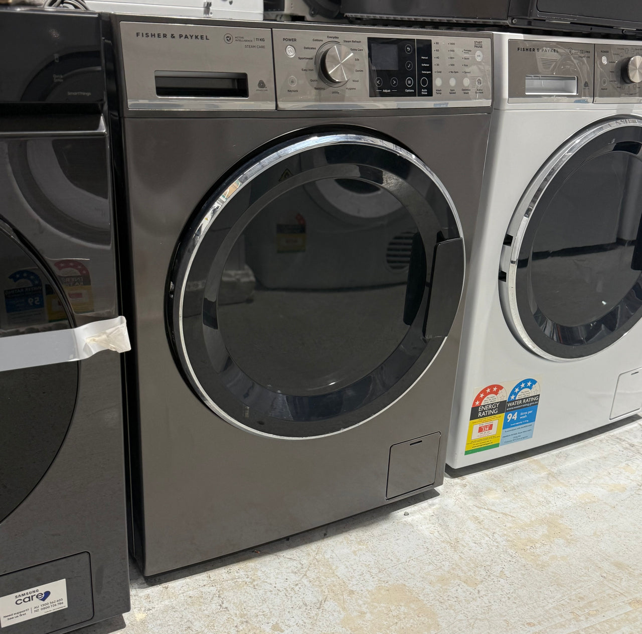 Factory second Fisher & Paykel WH1160FG2 11kg Series 9 Front Loader Washer - Second Hand Appliances Geebung