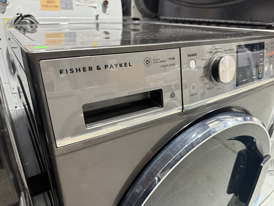 Factory second Fisher & Paykel WH1160FG2 11kg Series 9 Front Loader Washer - Second Hand Appliances Geebung