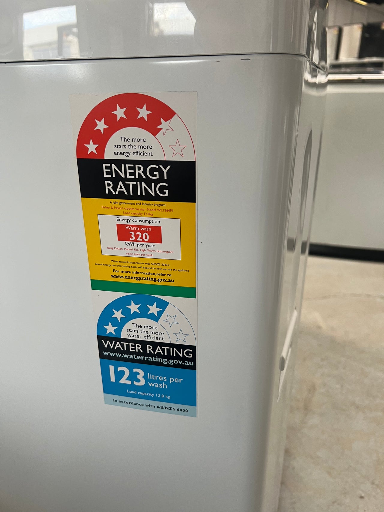 Factory second Fisher& Paykel 12kg Top Load Washing Machine with UV Sanitise Model: WL1264P1 - Second Hand Appliances Geebung