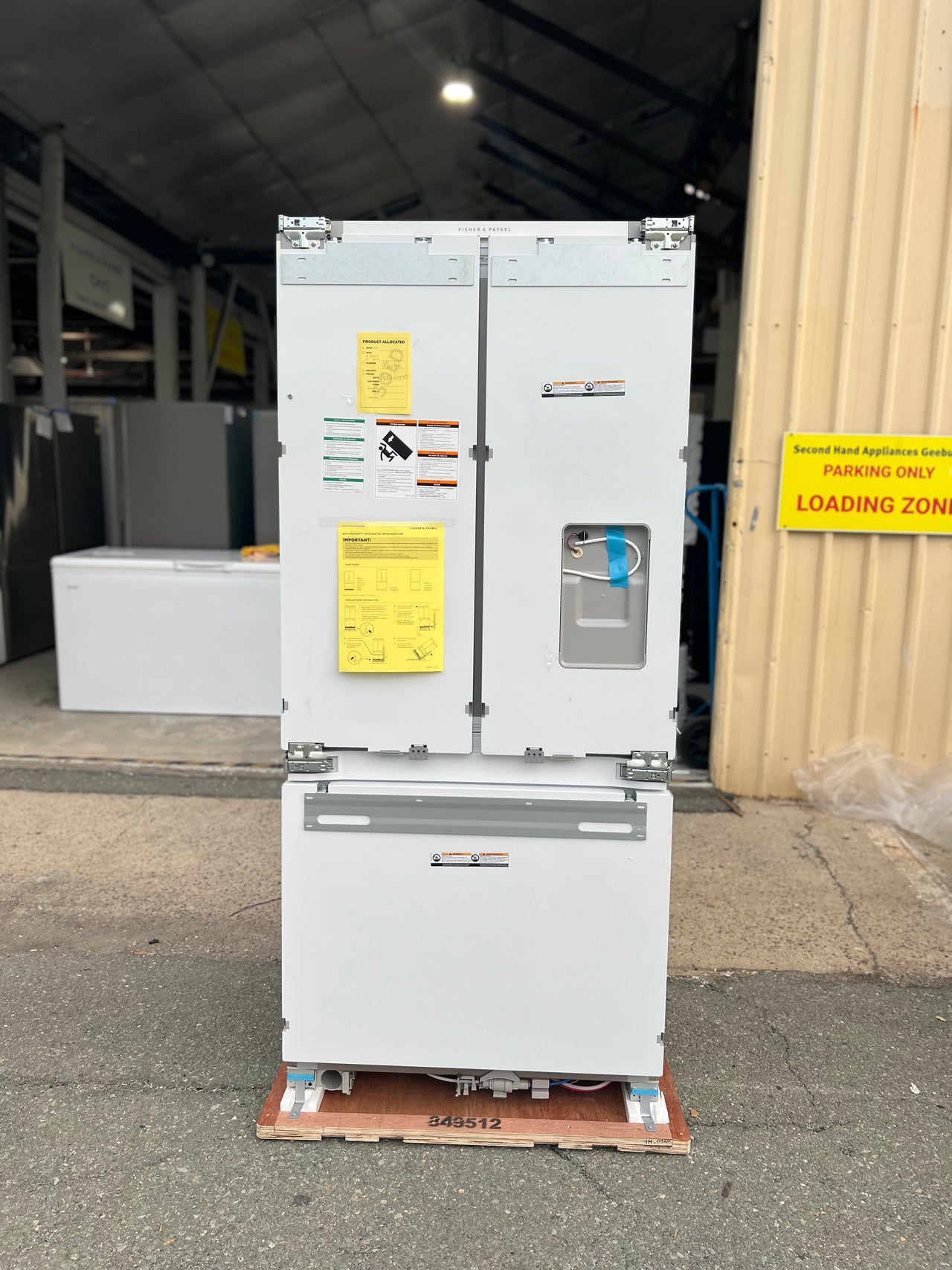 Factory second Fisher & Paykel 417L Integrated French Door Fridge RS80AU1 - Second Hand Appliances Geebung