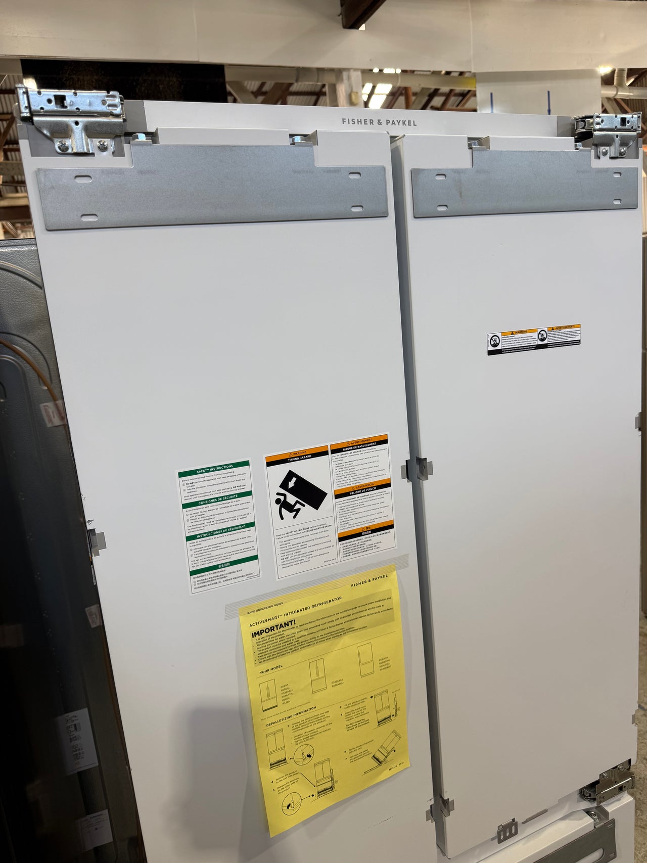 Factory second Fisher & Paykel 417L Series 7 Integrated French Door Refrigerator RS80A1 - Second Hand Appliances Geebung