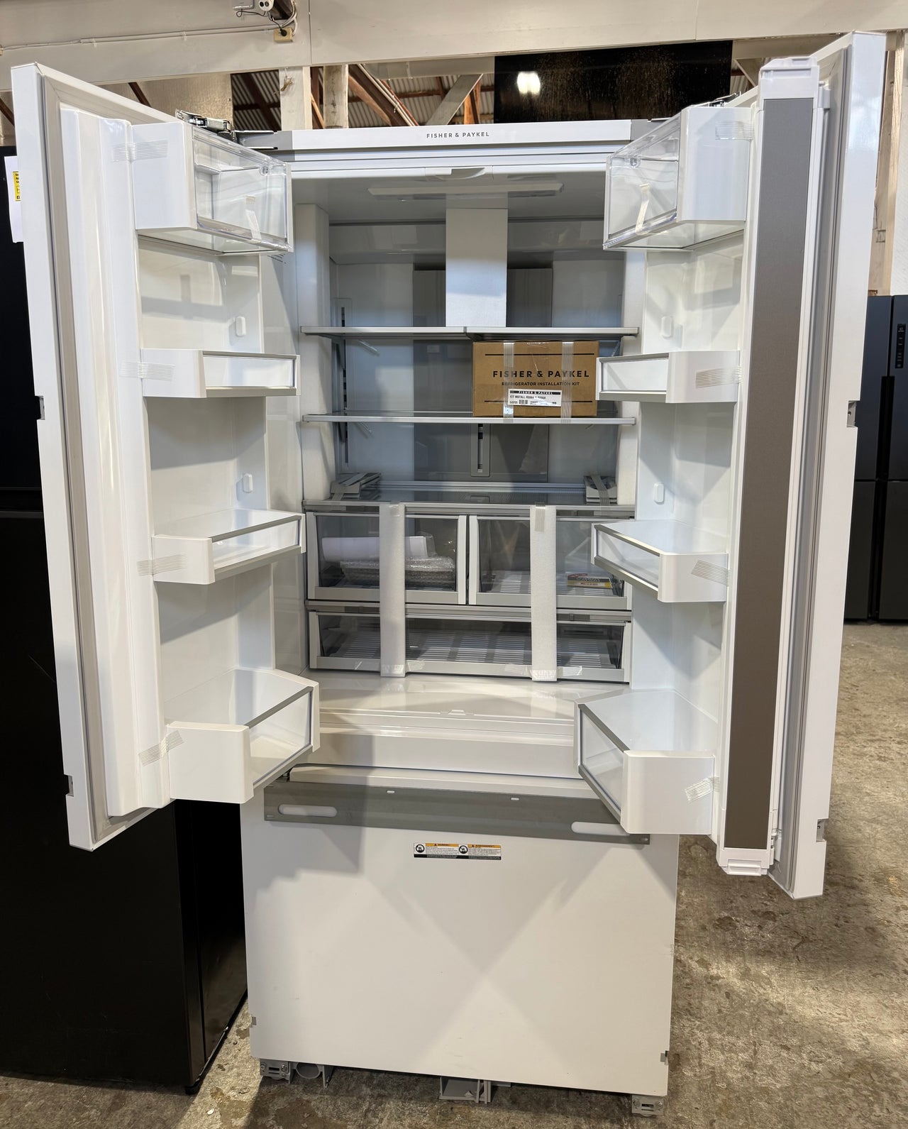 Factory second Fisher & Paykel 417L Series 7 Integrated French Door Refrigerator RS80A1 - Second Hand Appliances Geebung
