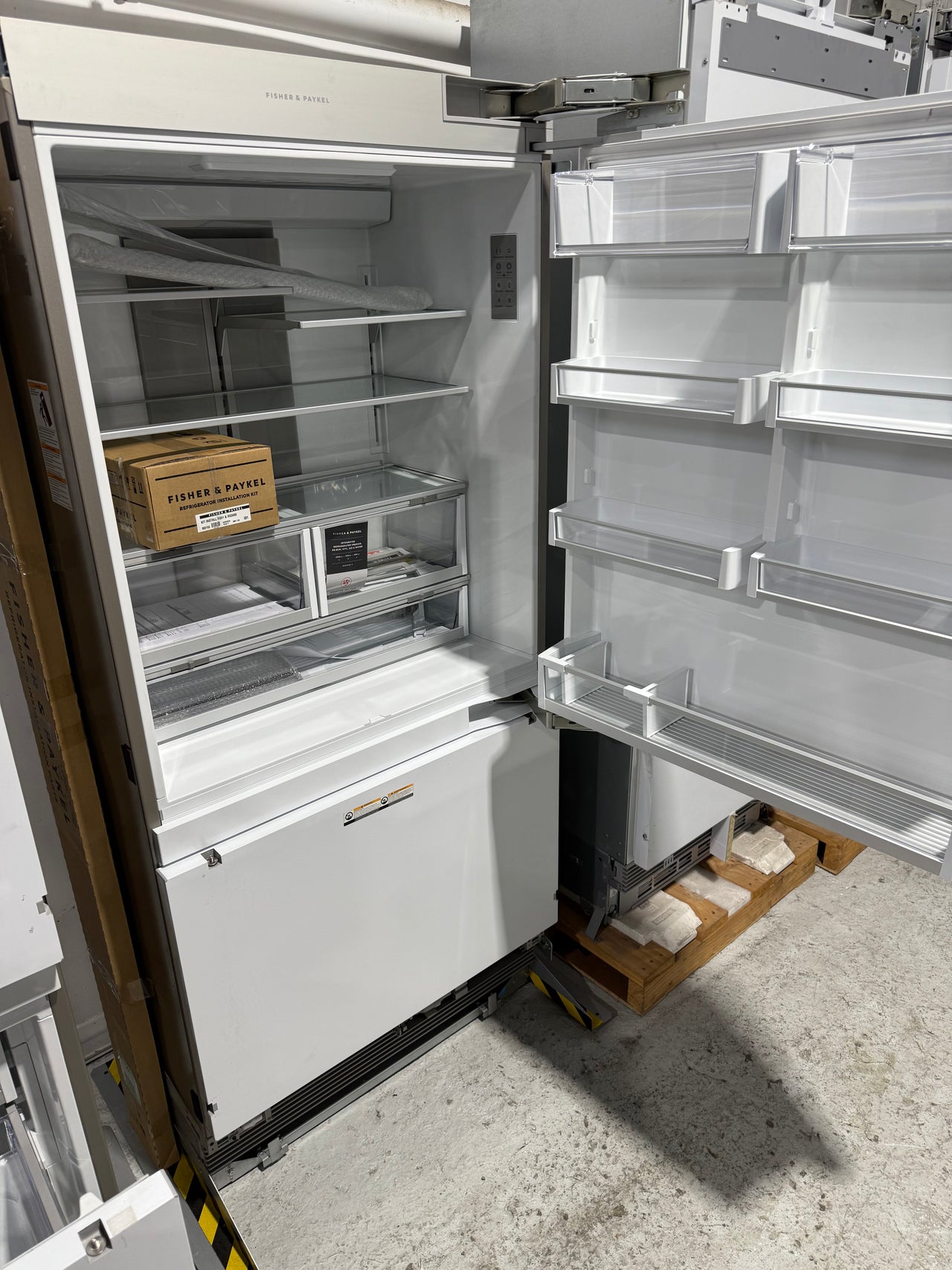 Factory second Fisher & Paykel 477L ActiveSmart Integrated Bottom Mount Fridge RS9120WRJ1 - Second Hand Appliances Geebung