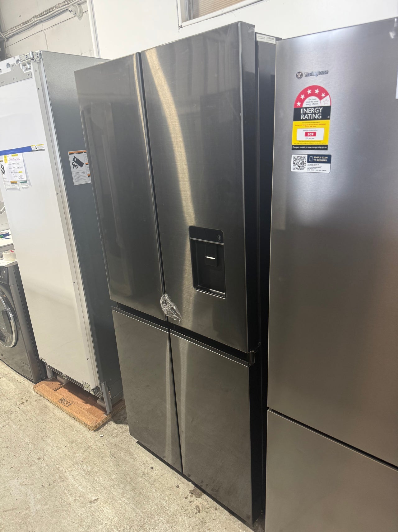 Factory second Fisher&Paykel 498L Quad Door Refrigerator  Model:RF500QNUB1 - Second Hand Appliances Geebung