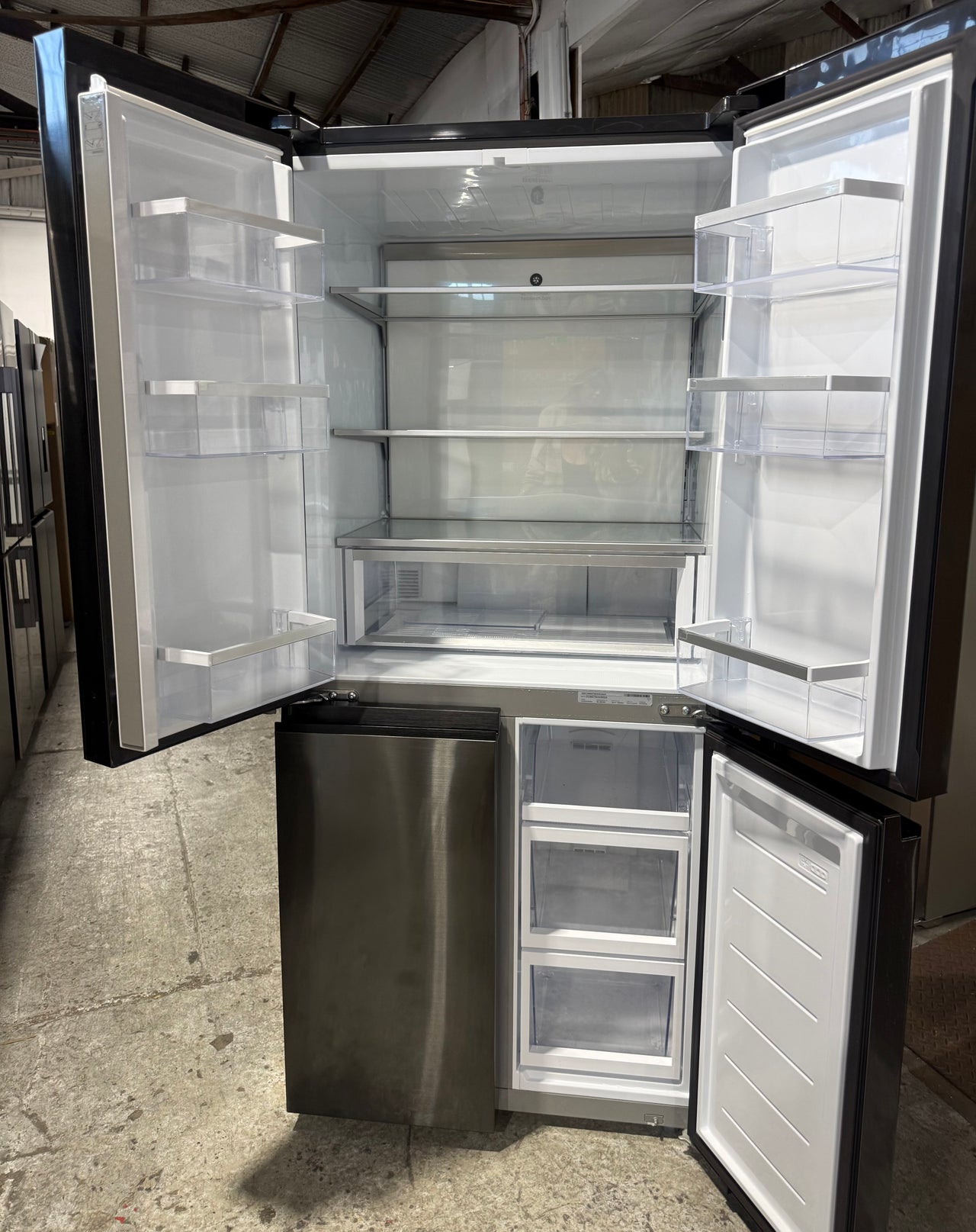 Factory second Fisher & Paykel 498L Quad Door Refrigerator  – RF500QNB1 - Second Hand Appliances Geebung