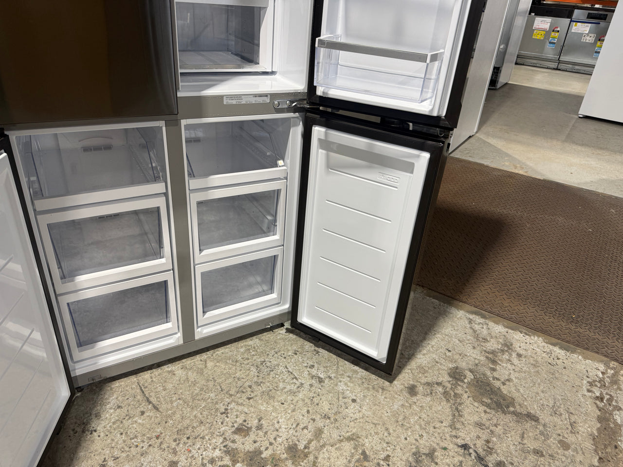 Factory second Fisher & Paykel 498L Quad Door Refrigerator  – RF500QNB1 - Second Hand Appliances Geebung