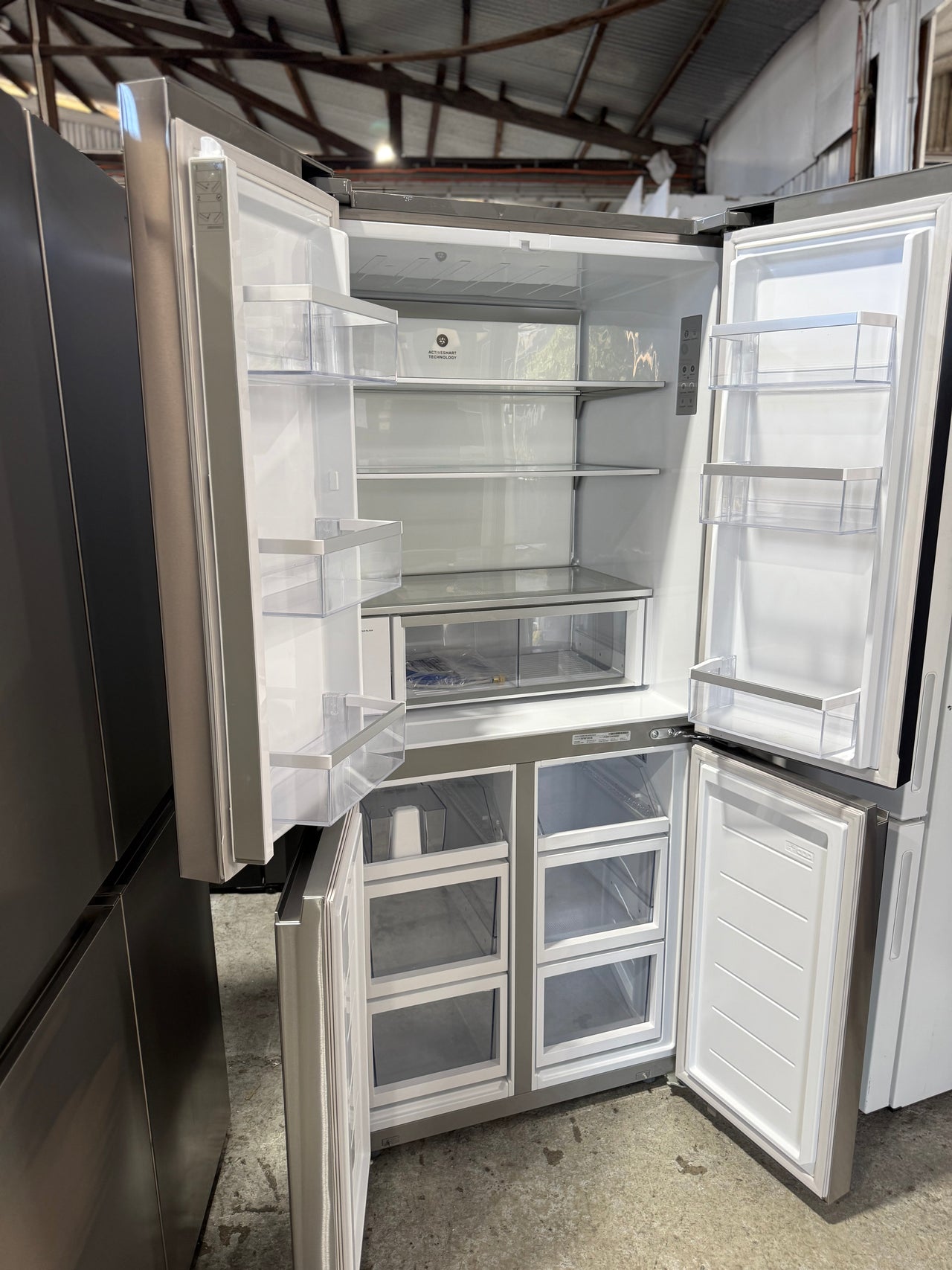 Factory second Fisher & Paykel 498L Quad Door Refrigerator RF500QNUX1 - Second Hand Appliances Geebung