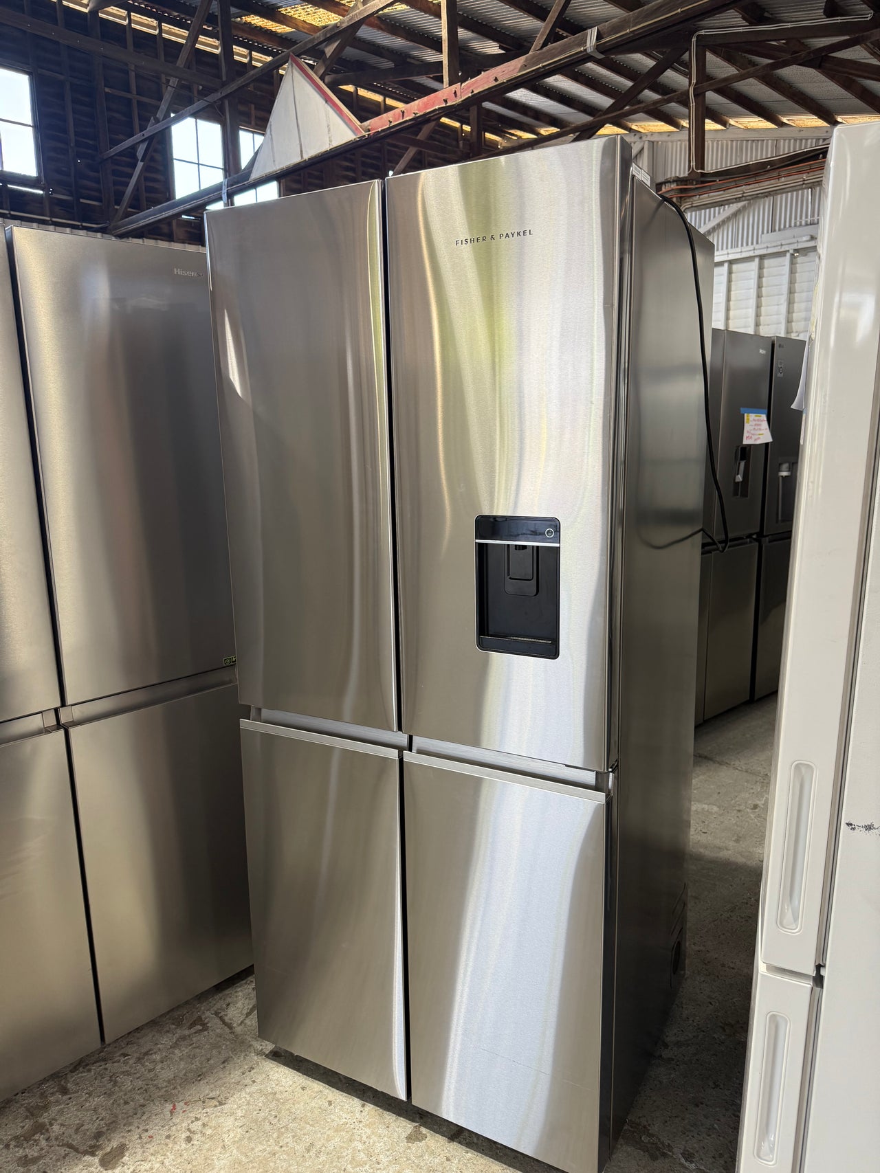 Factory second Fisher & Paykel 498L Quad Door Refrigerator RF500QNUX1 - Second Hand Appliances Geebung
