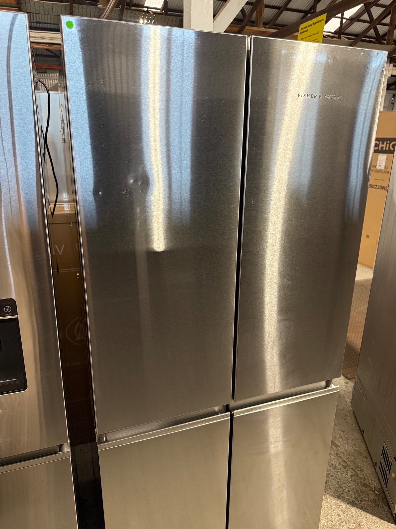 Factory second Fisher & Paykel 498L Quad Door Refrigerator  – RF500QNX1 - Second Hand Appliances Geebung