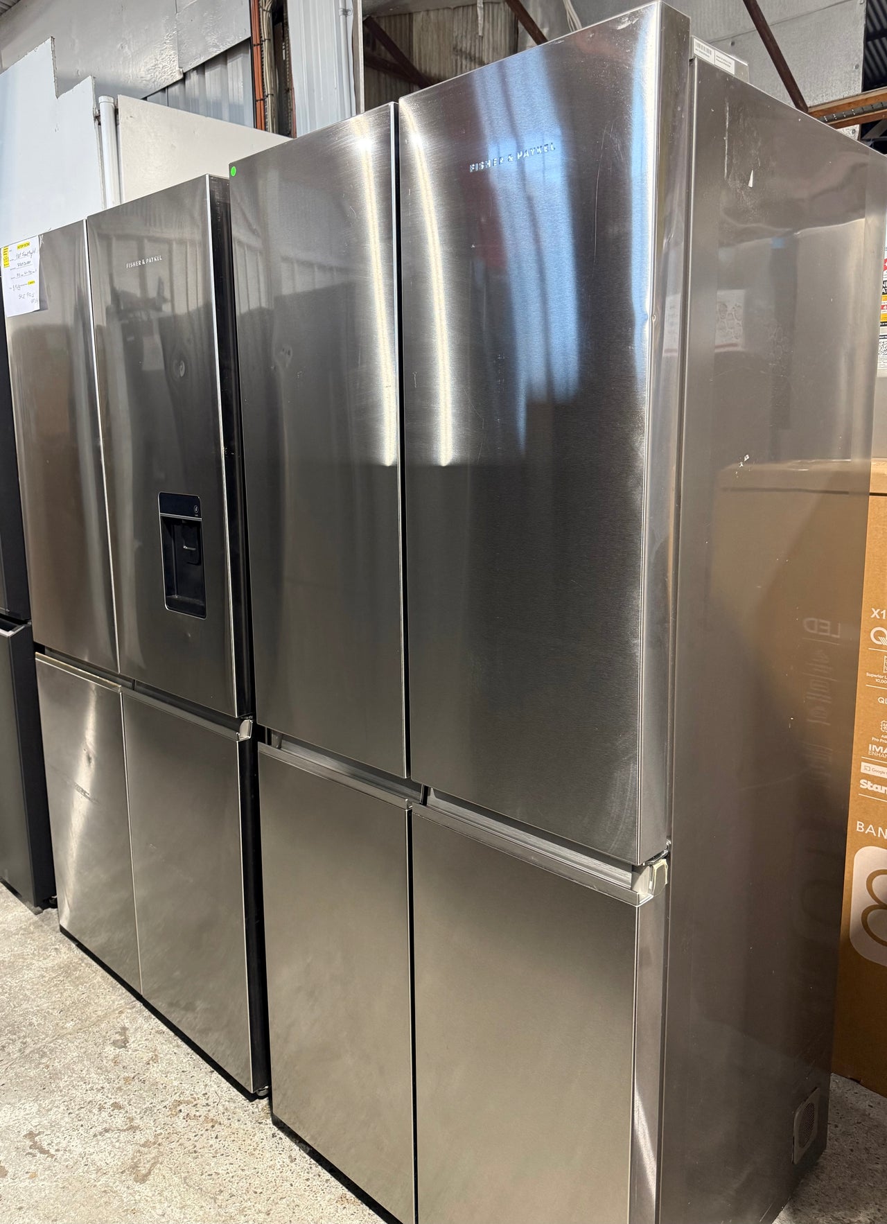 Factory second Fisher & Paykel 498L Quad Door Refrigerator  – RF500QNX1 - Second Hand Appliances Geebung