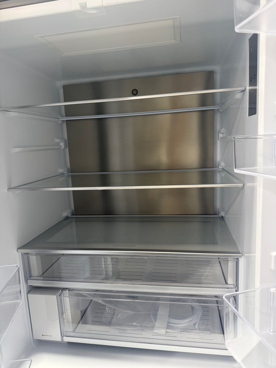 Factory second Fisher & Paykel 511L Series 7 French Door Refrigerator – Black Stainless Steel Model: RF505ANUB1 - Second Hand Appliances Geebung