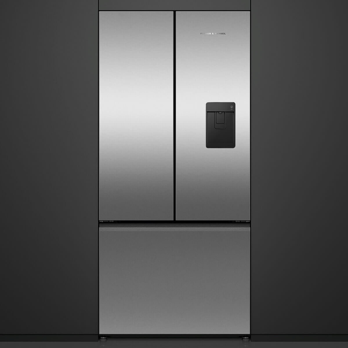 Factory second Fisher & Paykel 511L Series 7 French Door Refrigerator Freezer with Ice & Water – Stainless Steel RF505ANUX1 - Second Hand Appliances Geebung