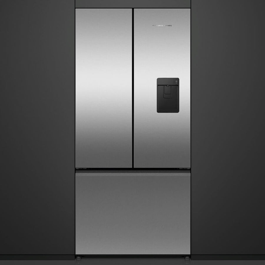 Factory second Fisher & Paykel 511L Series 7 French Door Refrigerator Freezer with Ice & Water – Stainless Steel RF505ANUX1 - Second Hand Appliances Geebung