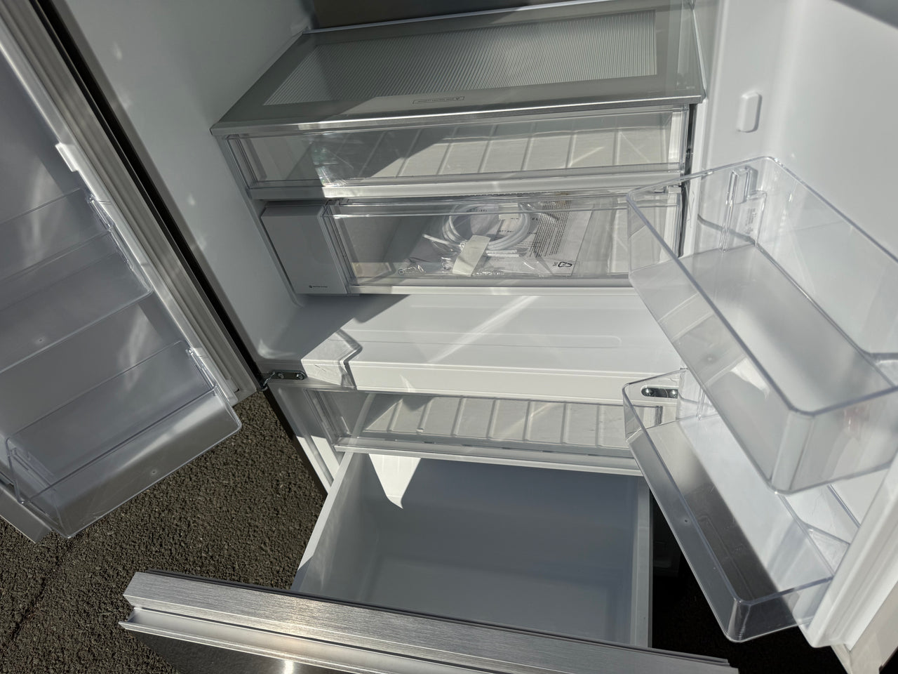 Factory second Fisher & Paykel 511L Series 7 French Door Refrigerator Freezer with Ice & Water – Stainless Steel RF505ANUX1 - Second Hand Appliances Geebung