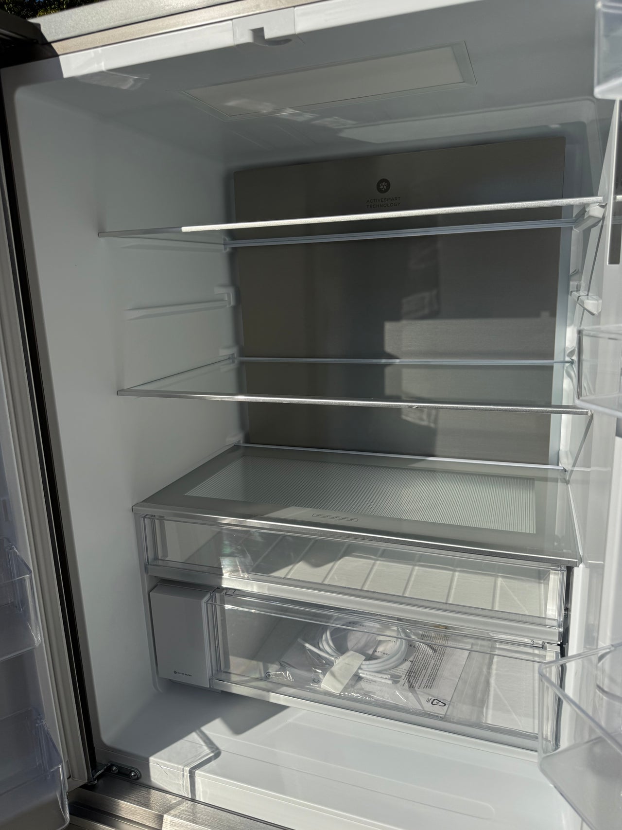Factory second Fisher & Paykel 511L Series 7 French Door Refrigerator Freezer with Ice & Water – Stainless Steel RF505ANUX1 - Second Hand Appliances Geebung