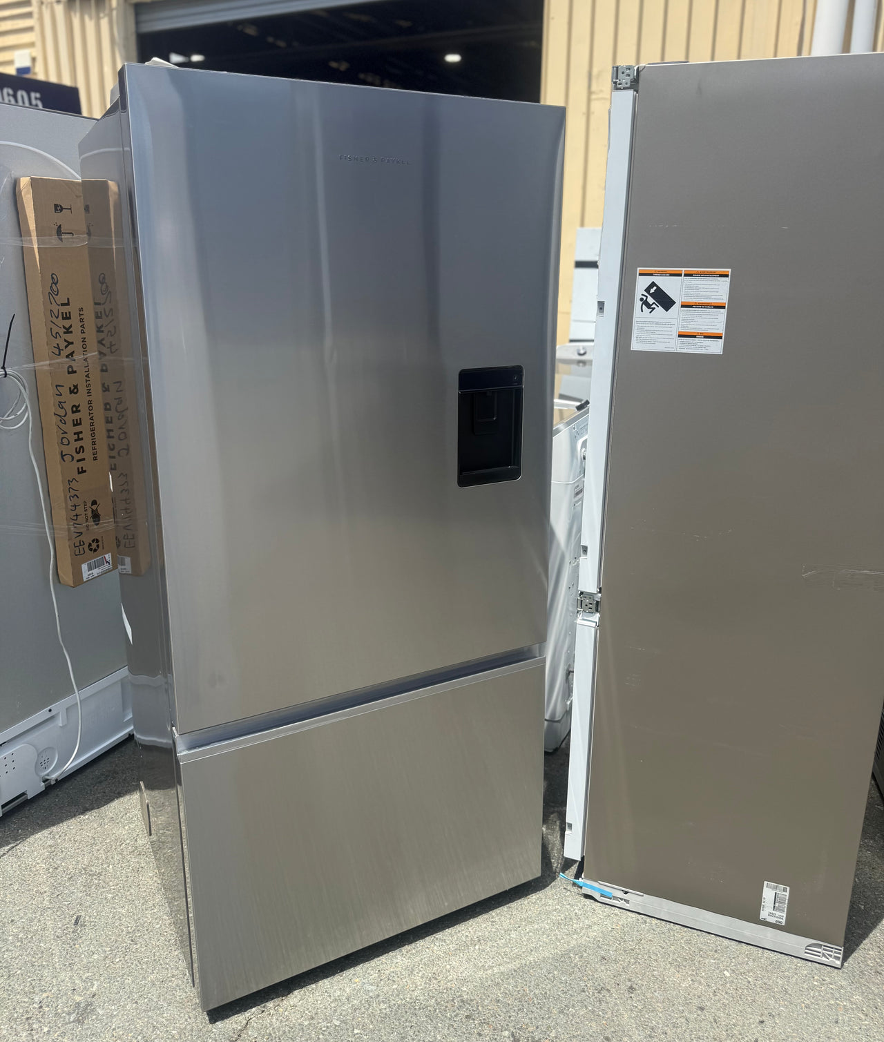 Buy Factory second Fisher & Paykel Series 5 515 L Bottom Mount Refrigerator – RF505BRNX1 (Plumbed Ice & Water) |  | [product_variant] | Second Hand Appliances Geebung Brisbane