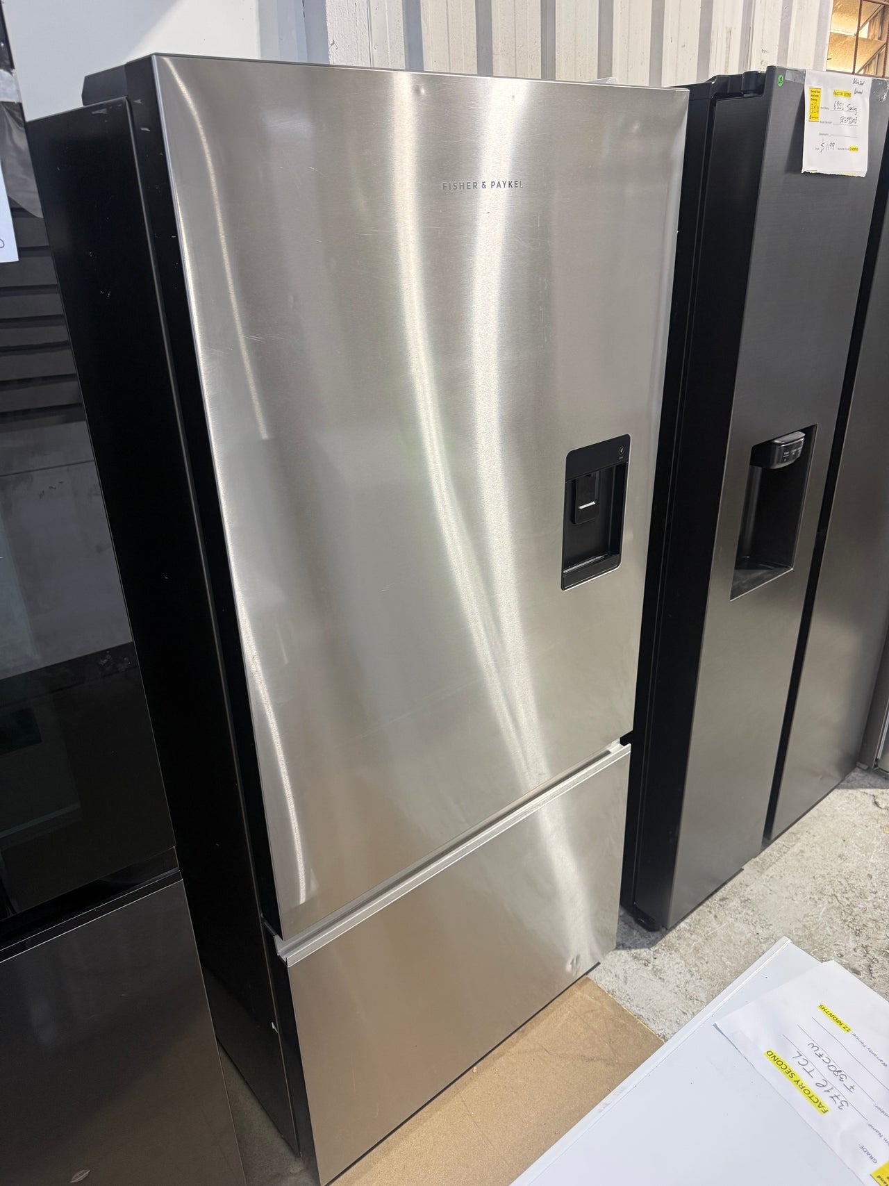 Factory second Fisher & Paykel 515L Bottom Mount Fridge  – RF505BRNUX1 - Second Hand Appliances Geebung
