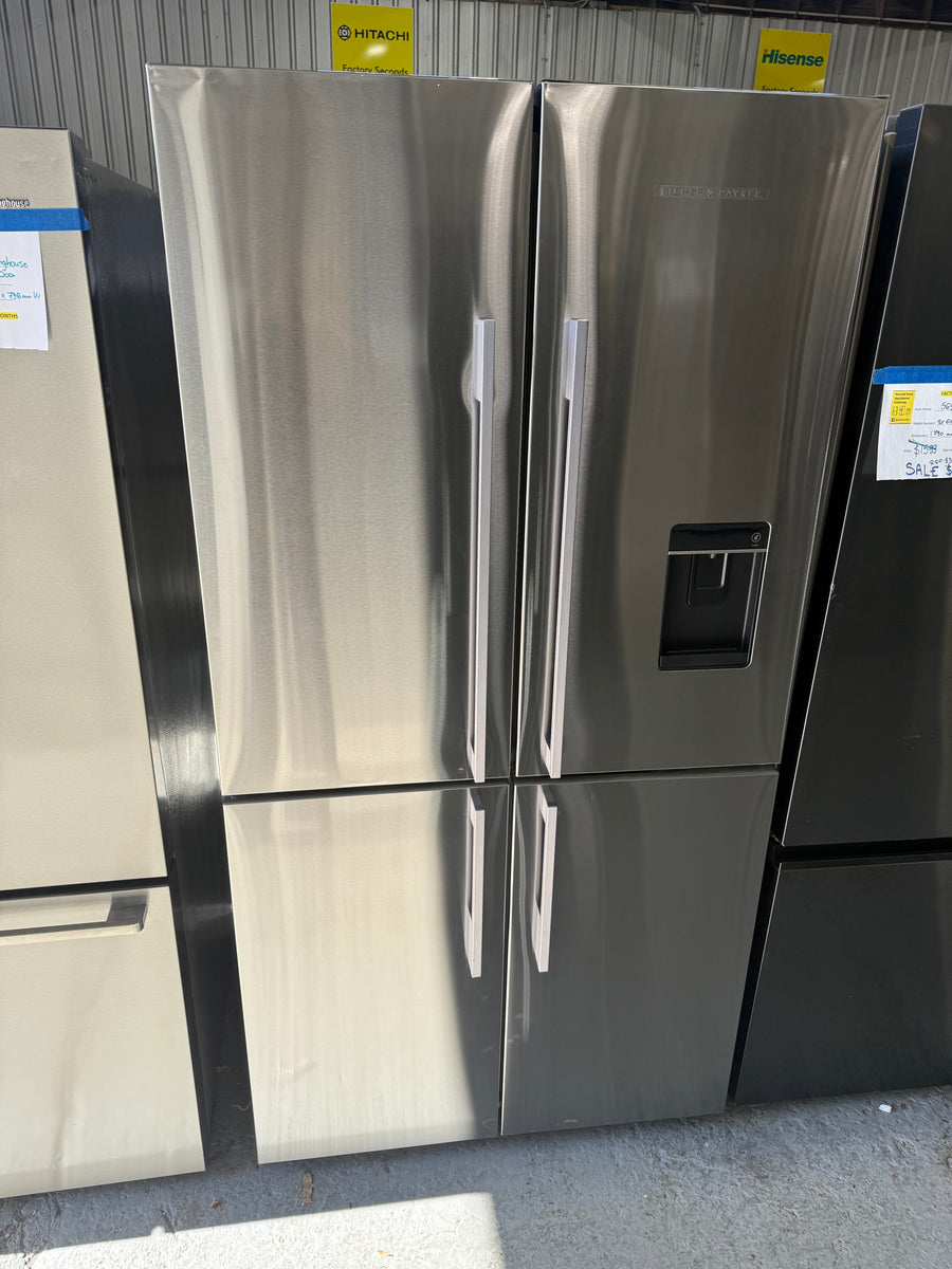 Factory second Fisher & Paykel 538L Quad Door Frost Free Refrigerator Stainless Steel Model: RF605QDUVX2 - Second Hand Appliances Geebung