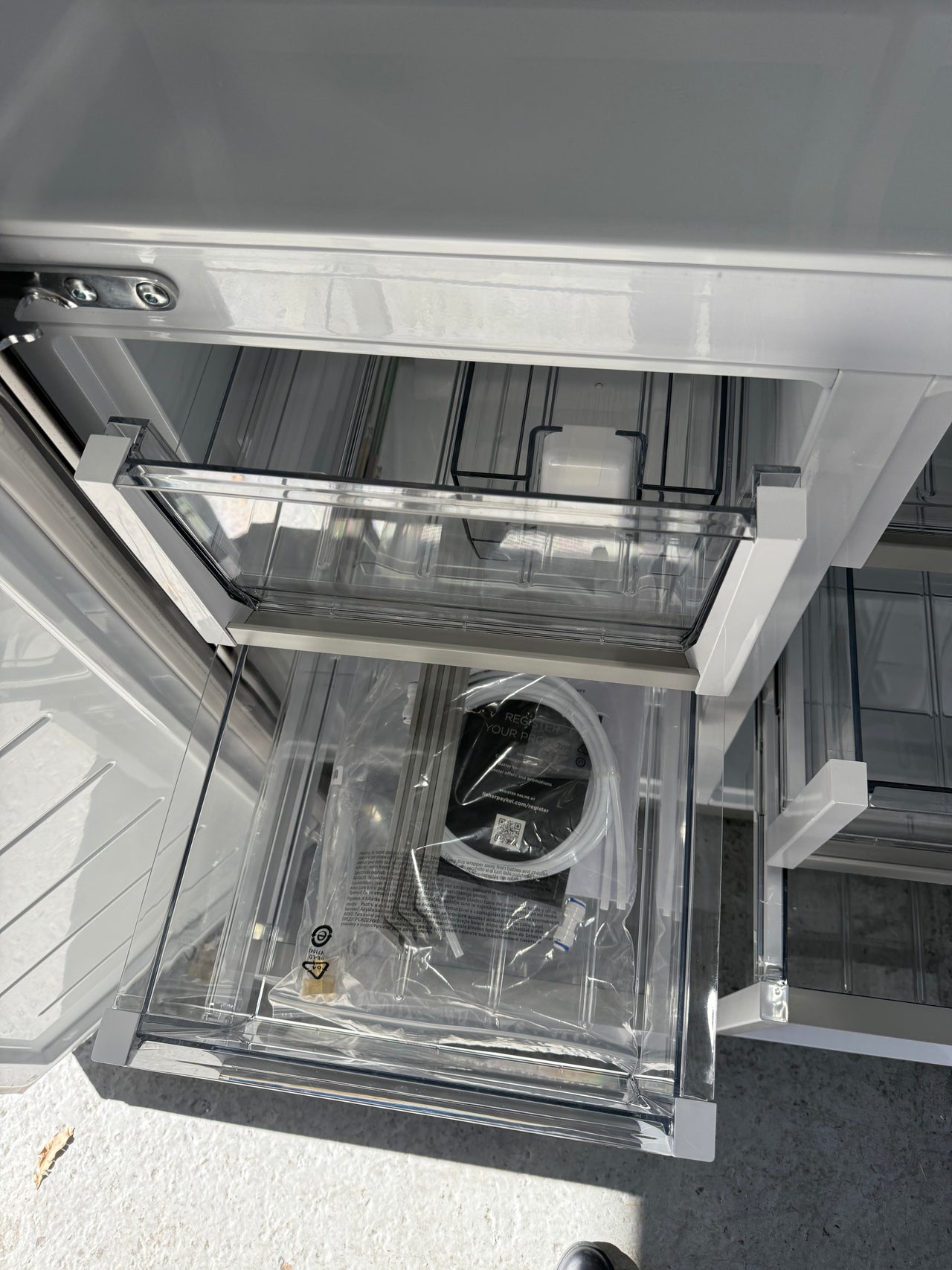 Factory second Fisher & Paykel 538L Quad Door Frost Free Refrigerator Stainless Steel Model: RF605QDUVX2 - Second Hand Appliances Geebung