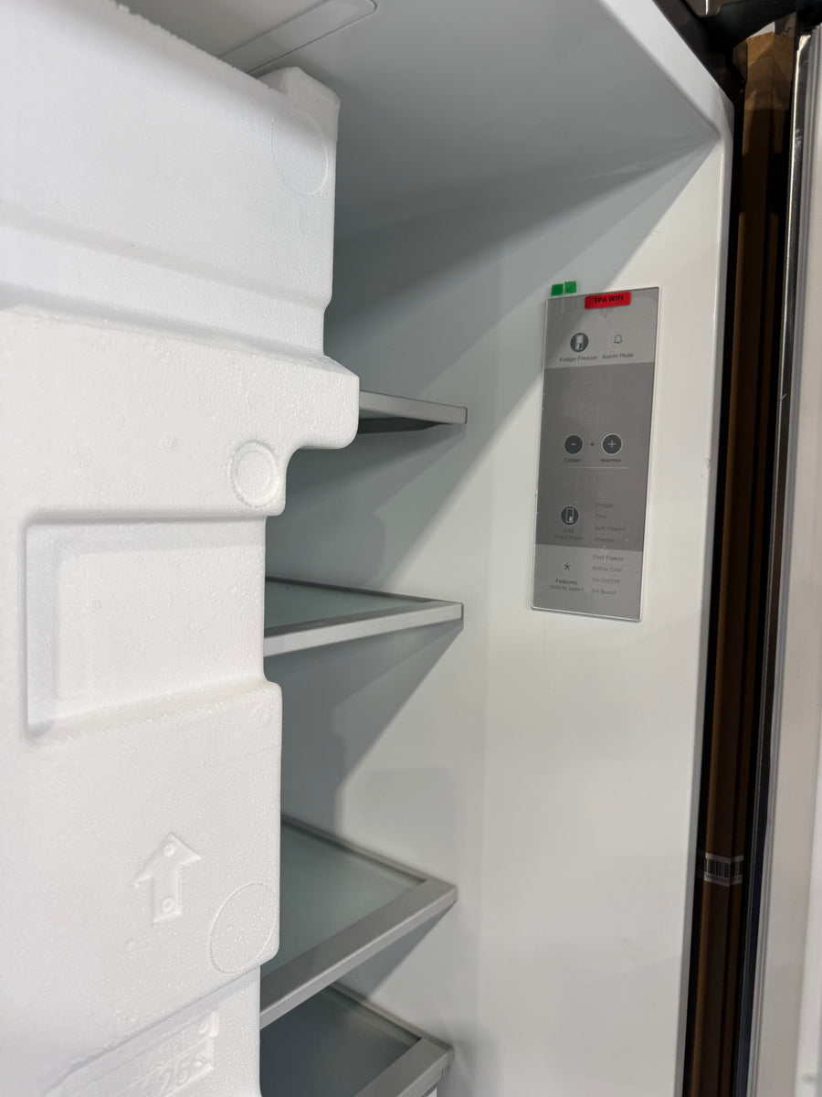 Factory second Fisher & Paykel 538L Quad Door Refrigerator Freezer – Black Stainless Steel  Model: RF605QNUVB1 - Second Hand Appliances Geebung