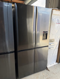 Thumbnail for Factory second Fisher & Paykel 538L Quad Door Refrigerator Freezer – Black Stainless Steel  Model: RF605QNUVB1 - Second Hand Appliances Geebung