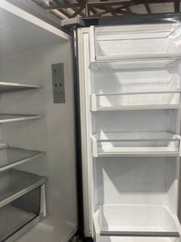 Thumbnail for Factory second Fisher & Paykel 538L Series 7 Quad Door Refrigerator with Ice & Water – Black Stainless Steel (RF605QDUVB2) - Second Hand Appliances Geebung