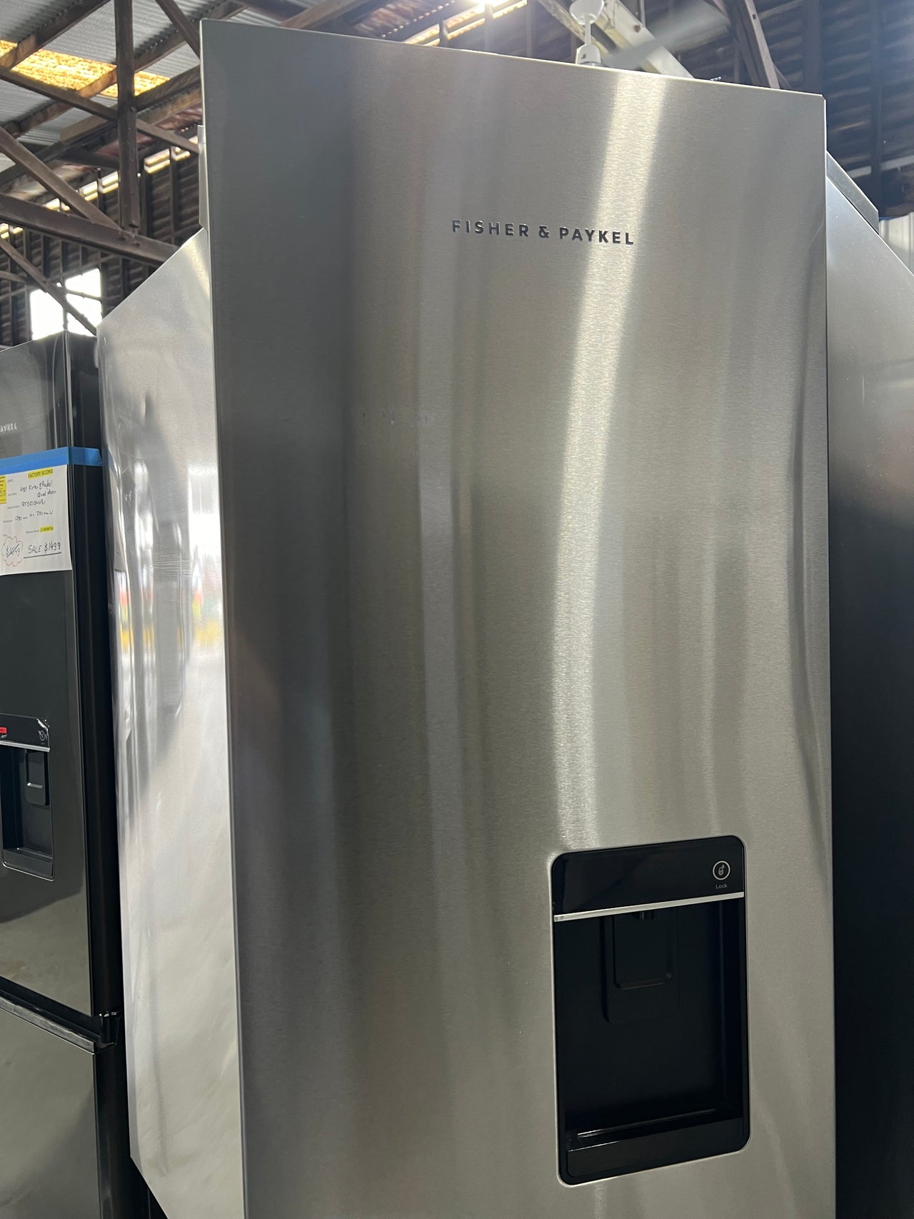 Factory second Fisher & Paykel 569L Freestanding French Door Fridge Model: RF610ANUX5 - Second Hand Appliances Geebung