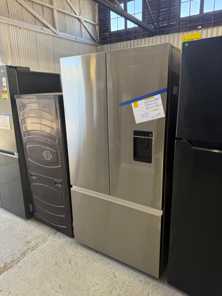 Factory second Fisher & Paykel 569L Freestanding French Door Fridge  Model: RF610ANUX5 - Second Hand Appliances Geebung