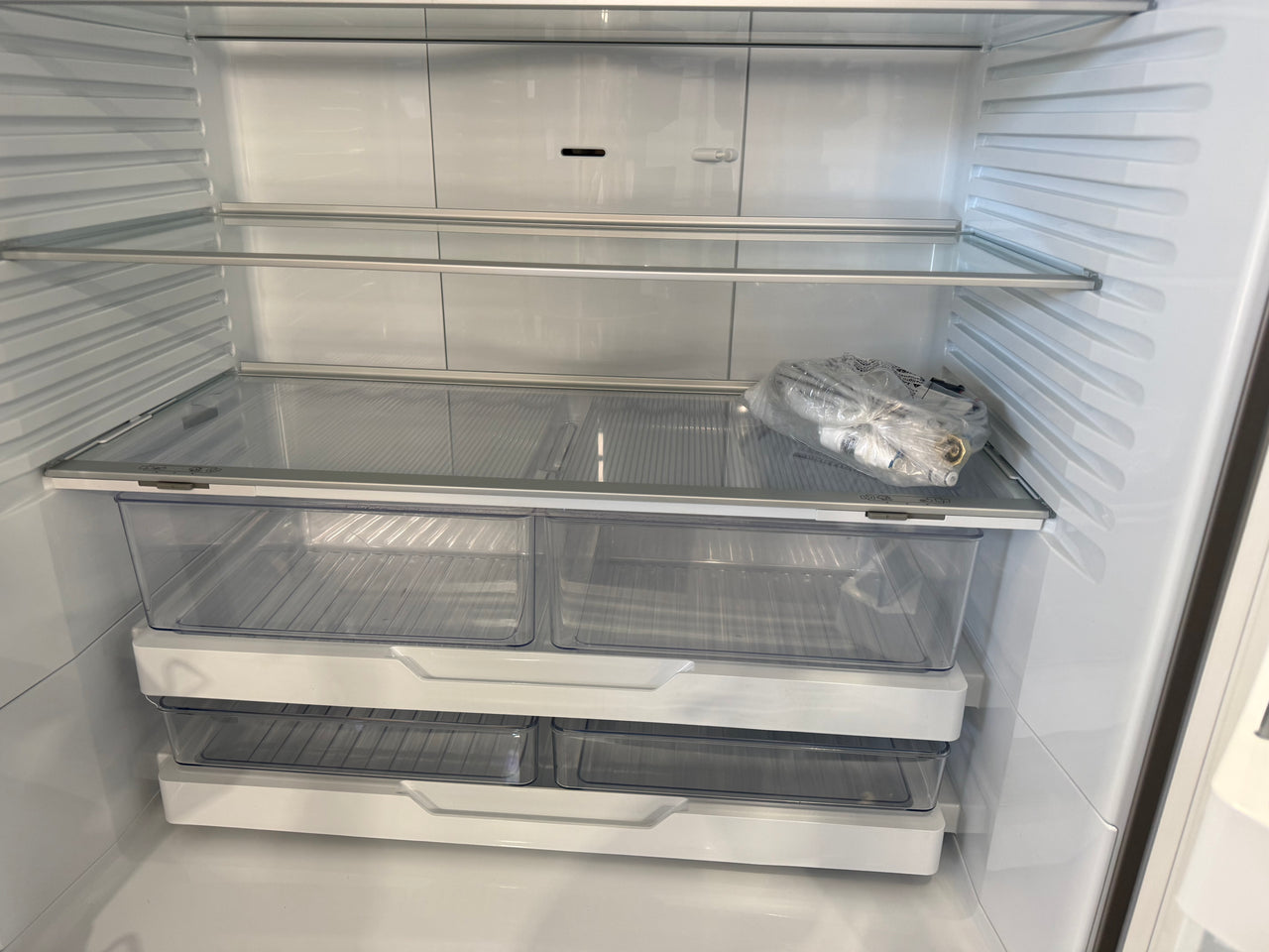 Factory second Fisher & Paykel 569L Freestanding French Door Fridge  Model: RF610ANUX5 - Second Hand Appliances Geebung