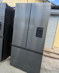 Thumbnail for Factory second Fisher & Paykel 569L Series 7 French Door Refrigerator – Black Stainless Steel RF610ANUB5 - Second Hand Appliances Geebung