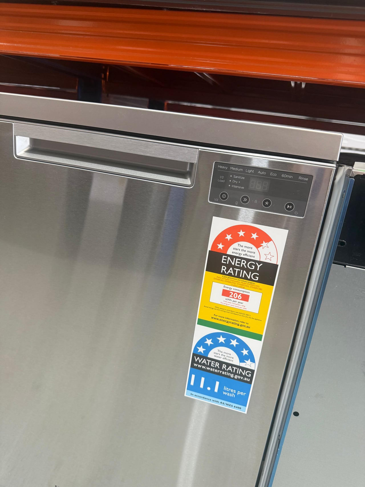 Factory second Fisher & Paykel DW60FC4X3 60 cm Freestanding Dishwasher - Second Hand Appliances Geebung