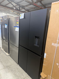 Thumbnail for Factory second Fisher & Paykel 605L Quad Door Fridge – Black Glass - Second Hand Appliances Geebung