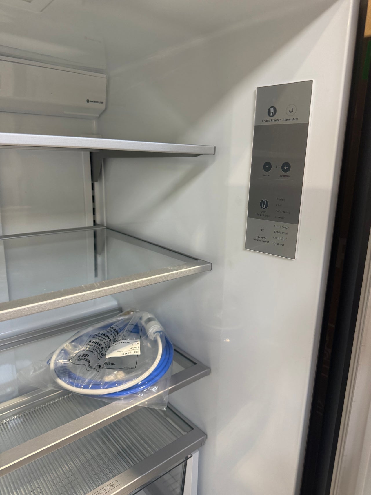 Factory second Fisher & Paykel 605L Quad Door Fridge – Black Glass - Second Hand Appliances Geebung