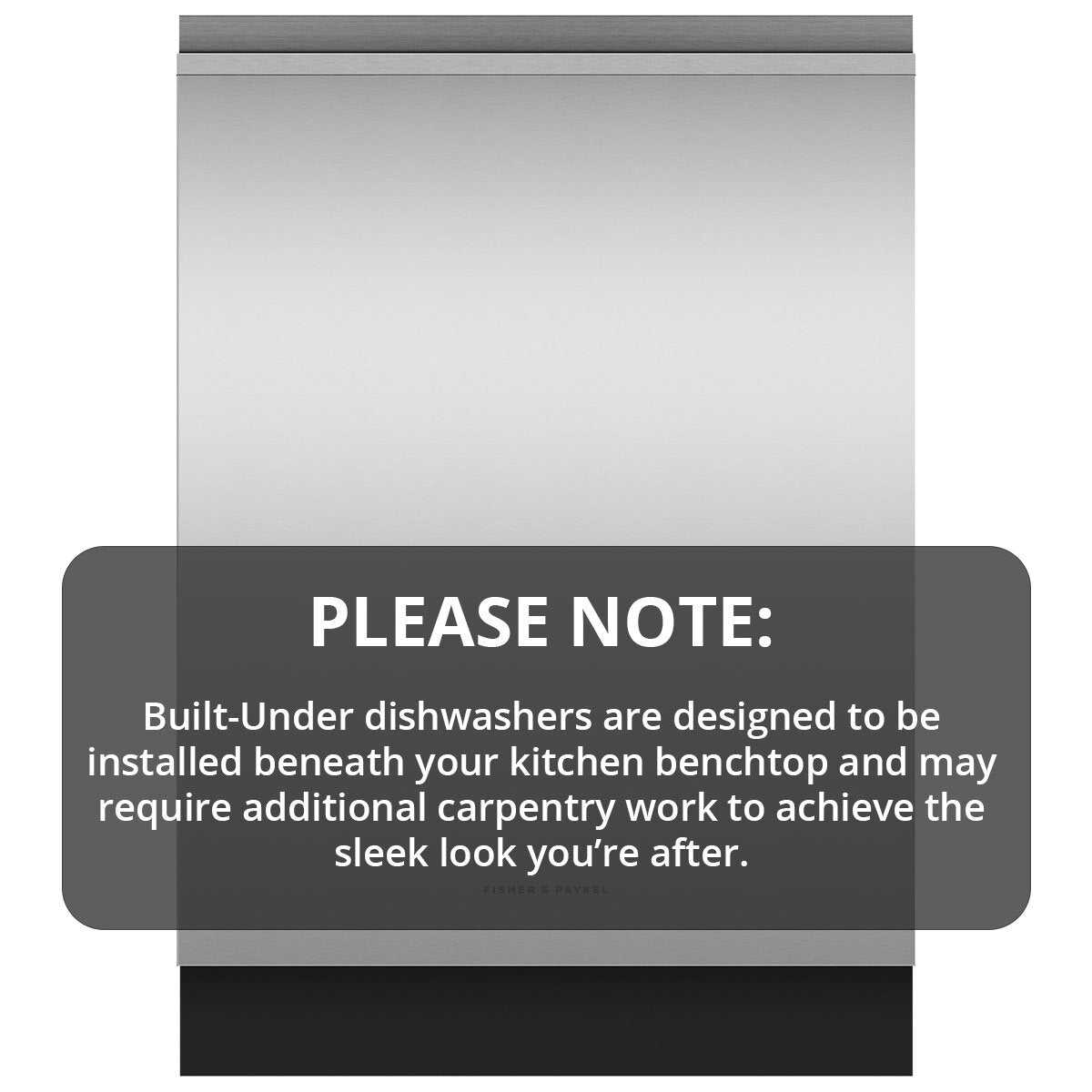 Factory second Fisher & Paykel 60cm Built-Under Dishwasher – DW60UNT4X2 - Second Hand Appliances Geebung