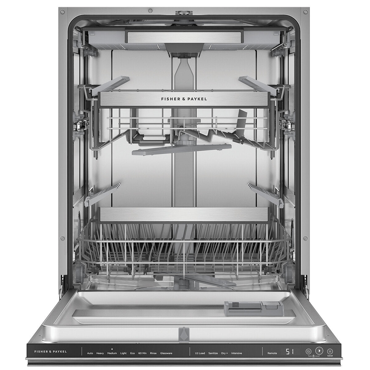 Factory second Fisher & Paykel 60cm Built-Under Dishwasher – DW60UNT4X2 - Second Hand Appliances Geebung