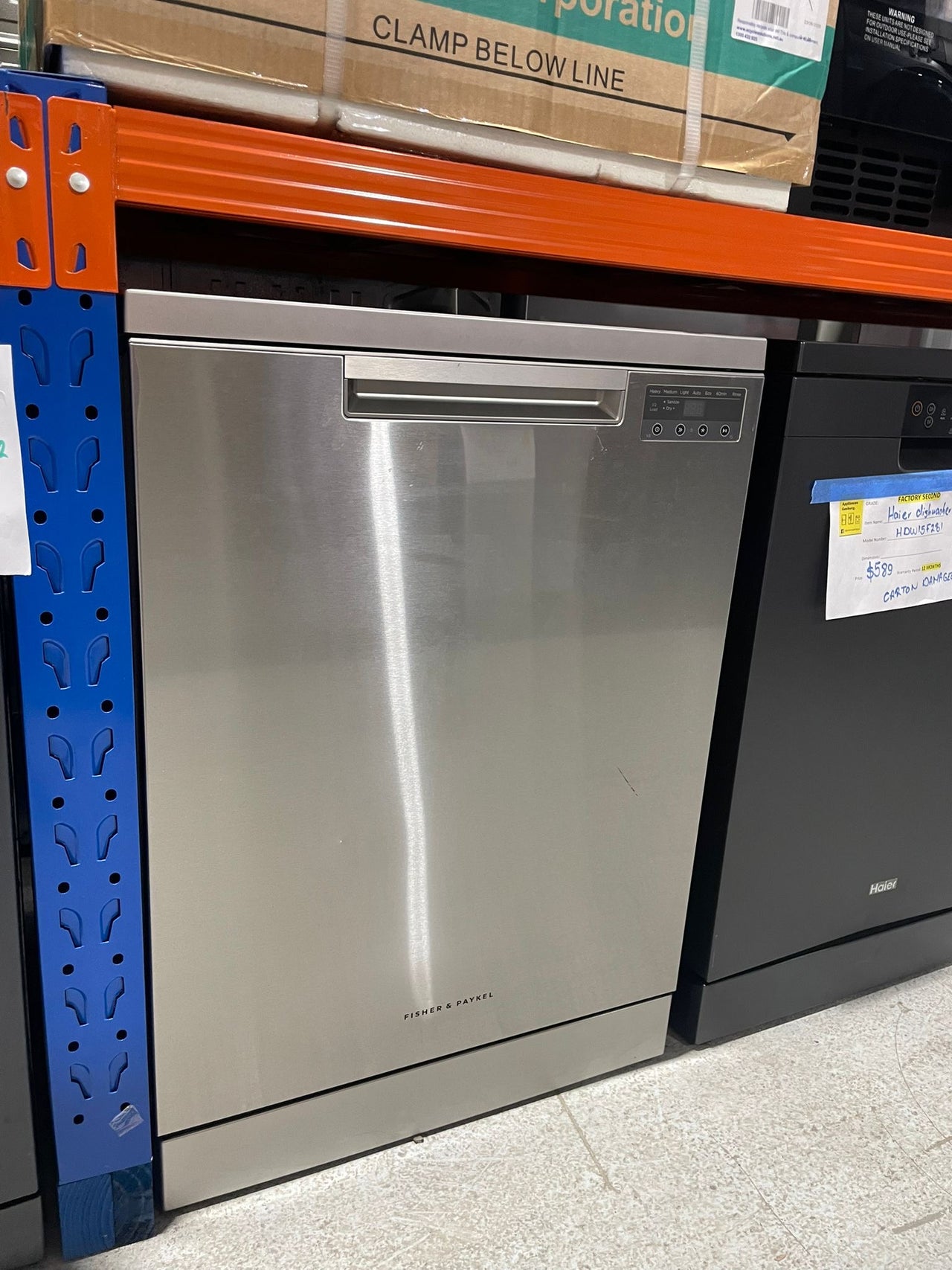 Buy Factory second Fisher & Paykel 60cm Freestanding Dishwasher – Stainless Steel DW60FC1X3 |  | [product_variant] | Second Hand Appliances Geebung Brisbane
