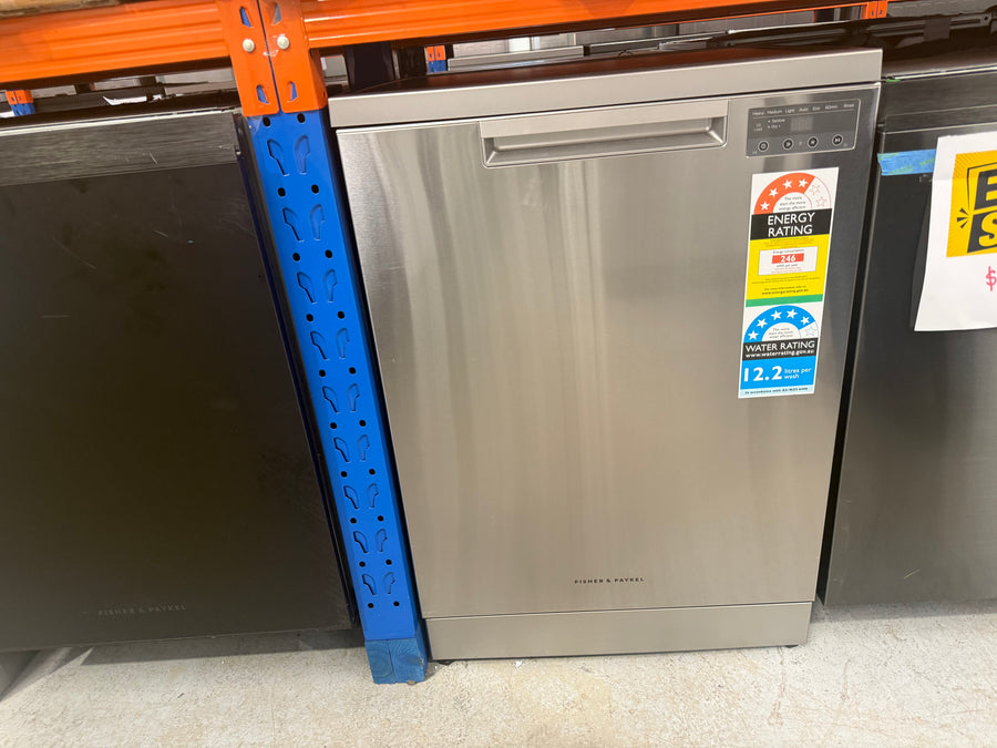 Factory second Fisher & Paykel 60cm Freestanding Dishwasher – Stainless Steel Model: DW60FC2X3 - Second Hand Appliances Geebung