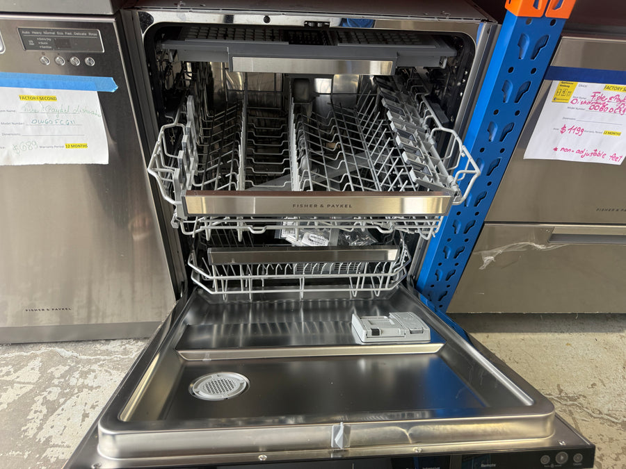 Factory second Fisher & Paykel 60cm Fully Integrated Dishwasher DW60U4I2 - Second Hand Appliances Geebung
