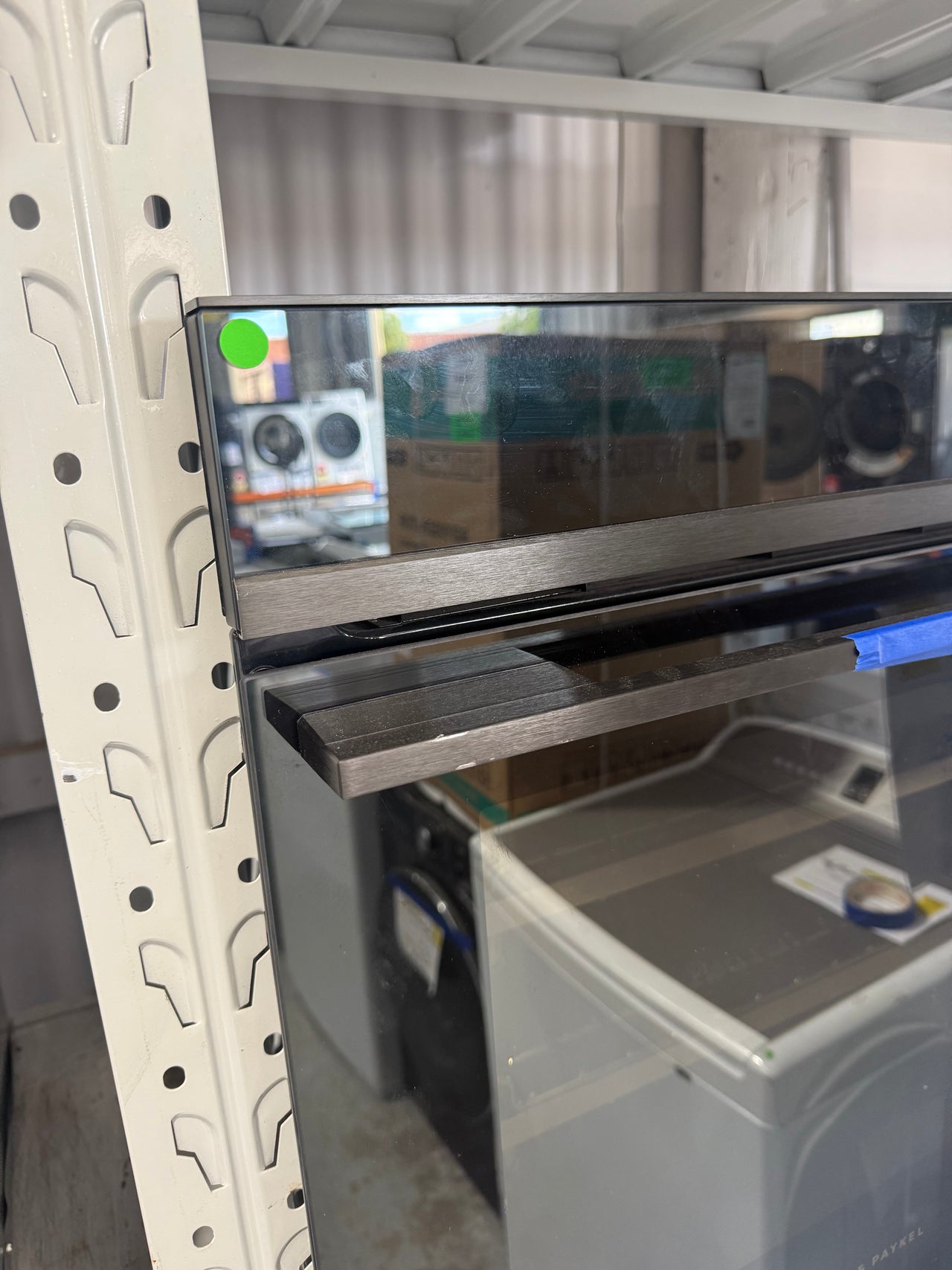 Factory second Fisher &amp; Paykel 60cm Series 11 Combi-Steam Built-In Oven – Black Glass (OS60SDTDB1) - Second Hand Appliances Geebung