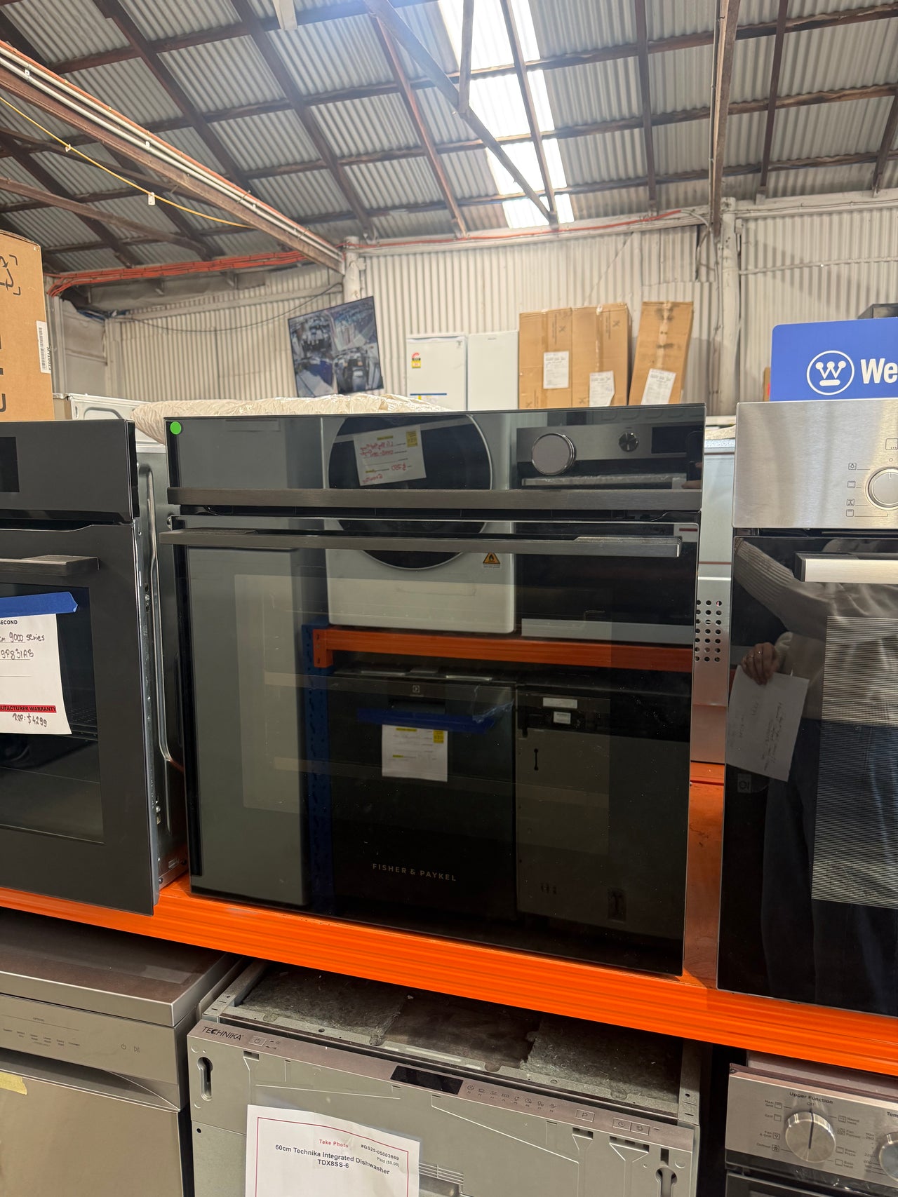 Factory second Fisher & Paykel 60cm Series 11 Minimal Compact Combi-Steam Oven – OS60SDTB1 - Second Hand Appliances Geebung