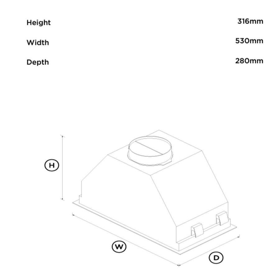 Factory second Fisher & Paykel 60cm Telescopic Slideout Rangehood – White Model: HS60LXW4 - Second Hand Appliances Geebung