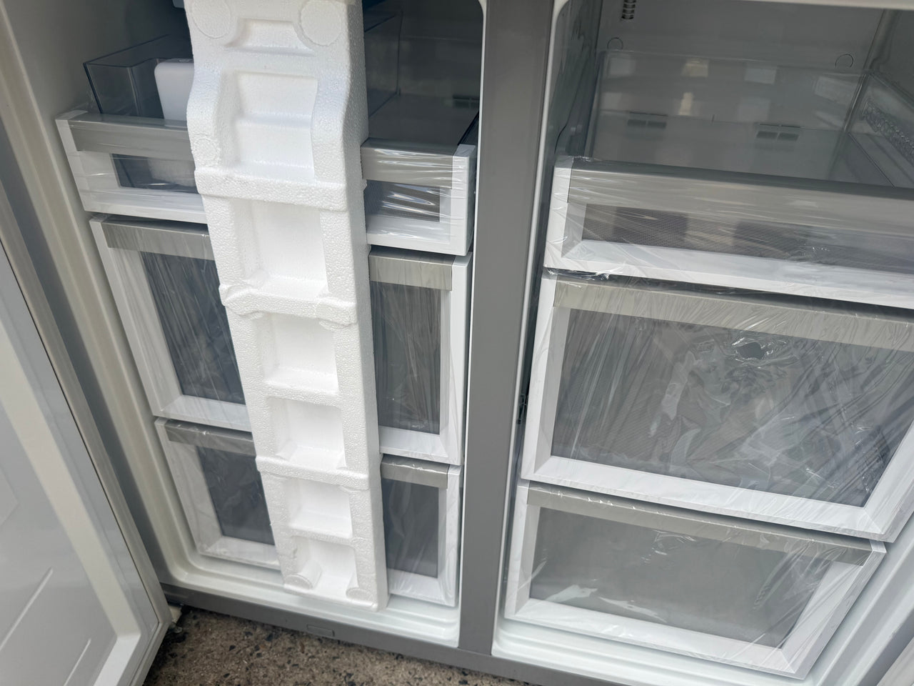 Buy Factory second Fisher &amp; Paykel 690L Quad Door Refrigerator – Matte Black Glass RF730QZUVB1(NAT) |  | [product_variant] | Second Hand Appliances Geebung Brisbane