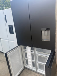 Thumbnail for Buy Factory second Fisher & Paykel 690L Quad Door Refrigerator – Matte Black Glass RF730QZUVB1(NAT) |  | [product_variant] | Second Hand Appliances Geebung Brisbane