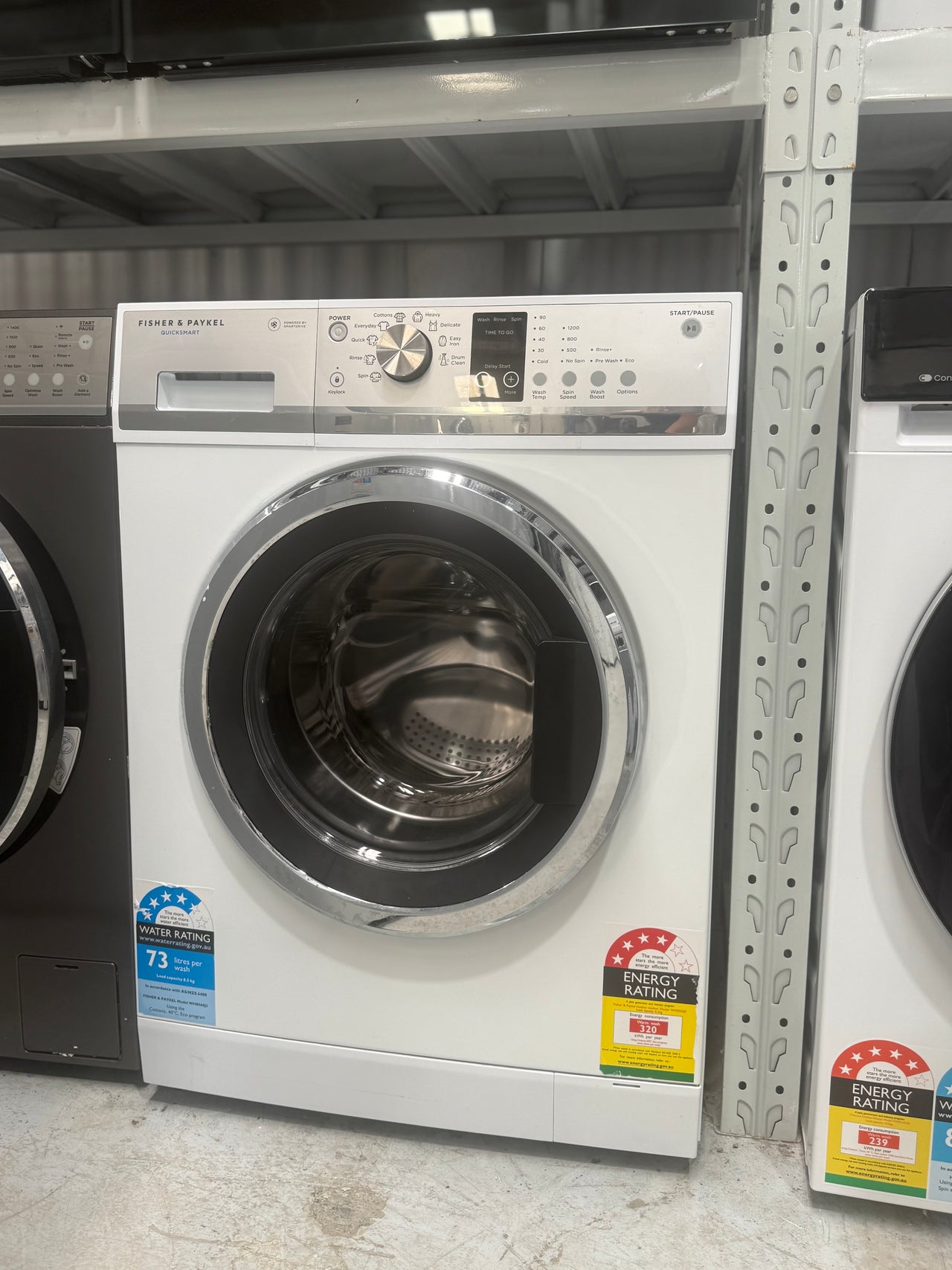 Factory second Fisher & Paykel 8.5 kg Front-Load Washing Machine — WH8560J3 - Second Hand Appliances Geebung