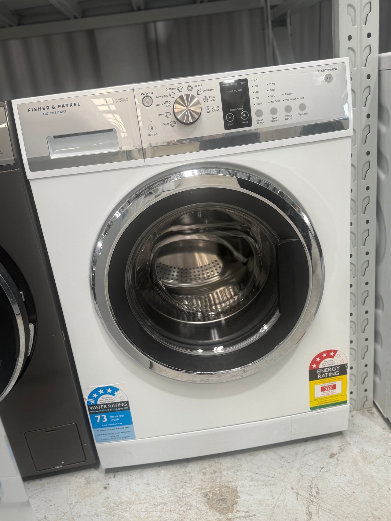 Factory second Fisher & Paykel 8.5 kg Front-Load Washing Machine — WH8560J3 - Second Hand Appliances Geebung