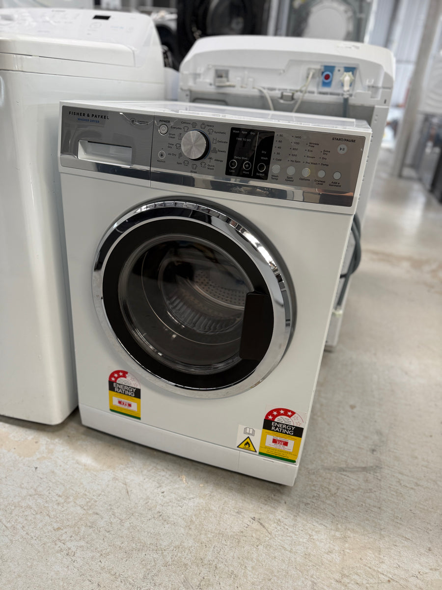 Factory second Fisher &Paykel 8.5kg/5kg Washer Dryer Combo Model: WD8560F1 - Second Hand Appliances Geebung