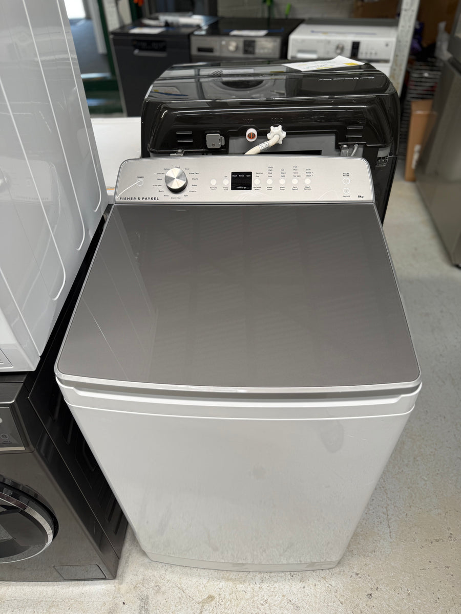 Factory second Fisher & Paykel 8kg Top Load Washer WL8058G1 - Second Hand Appliances Geebung