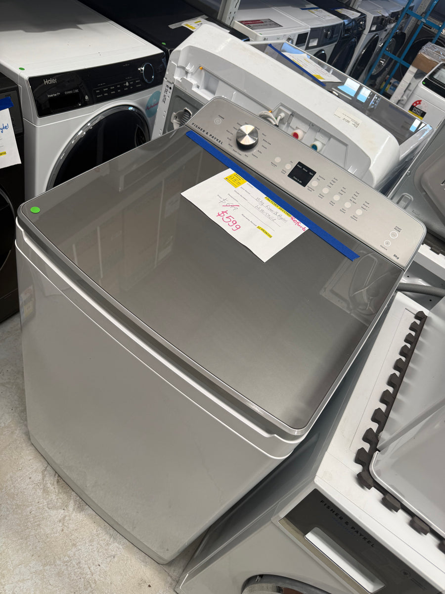Factory second Fisher & Paykel 8kg Top Load Washer WL8058G1 - Second Hand Appliances Geebung