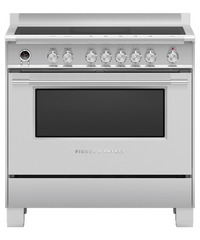 Thumbnail for Factory second Fisher & Paykel 90cm Series 9 Classic Induction Freestanding Cooker – OR90SCI6X1 - Second Hand Appliances Geebung