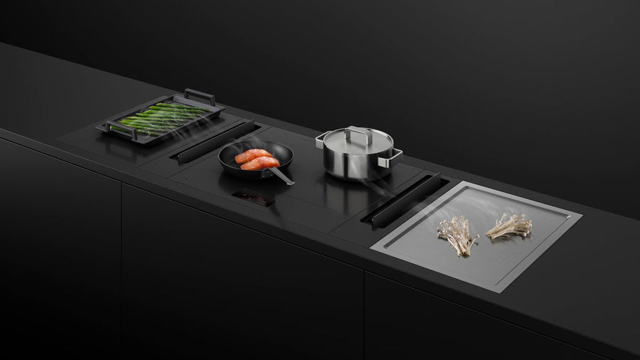Factory second Fisher & Paykel 90cm Series 9 Modular Induction Cooktop – CI905DTTB1 (NAT) - Second Hand Appliances Geebung